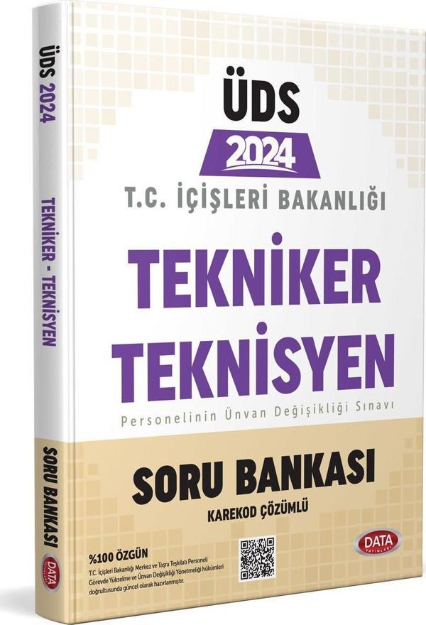 2024 ÜDS İçişleri Bakanlığı Tekniker Teknisyen Soru Bankası Ünvan Değişikliği Data Yayınları - Data Yayınları - Image 1