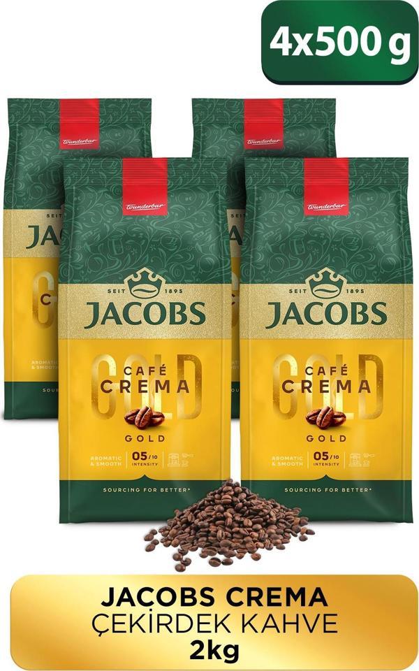 CAFE CREMA ÇEKİRDEK KAHVE 500GR *4 - Image 1