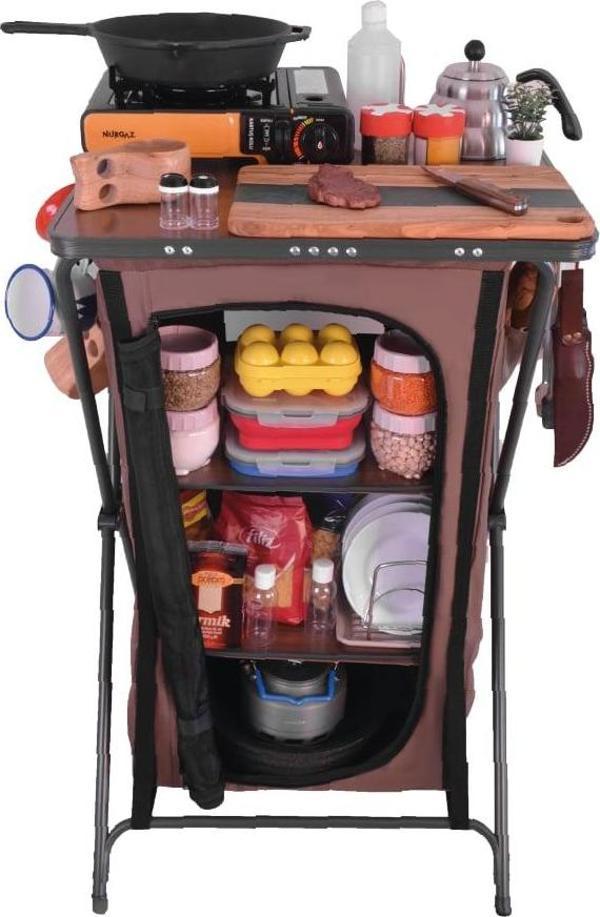 Nurgaz Campout Tek Kapılı Kamp Mutfağı - Image 1