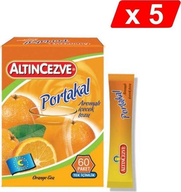 Altıncezve Tek İçimlik Portakal Aromalı İçecek Tozu 40 x 1.5 Gr - 5Lİ PAKET - Image 1