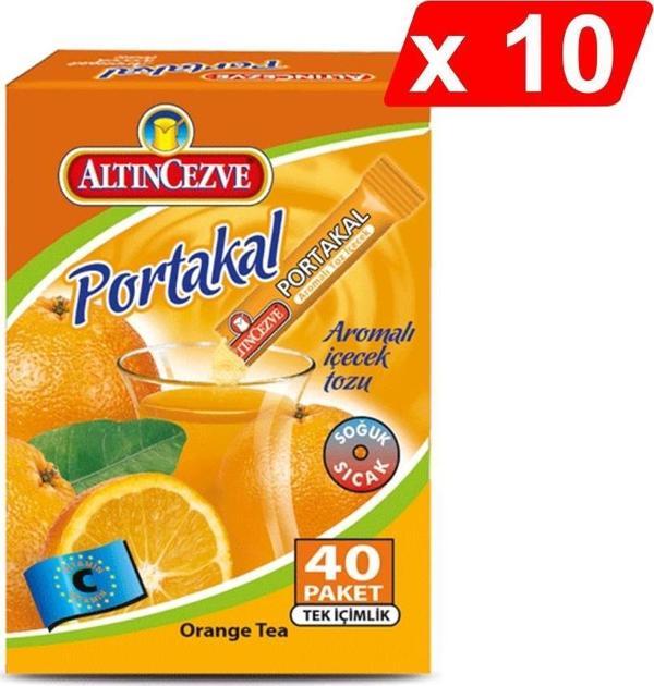Altıncezve Tek İçimlik Portakal Aromalı İçecek Tozu 40 x 1.5 Gr - 10LU PAKET - Image 1