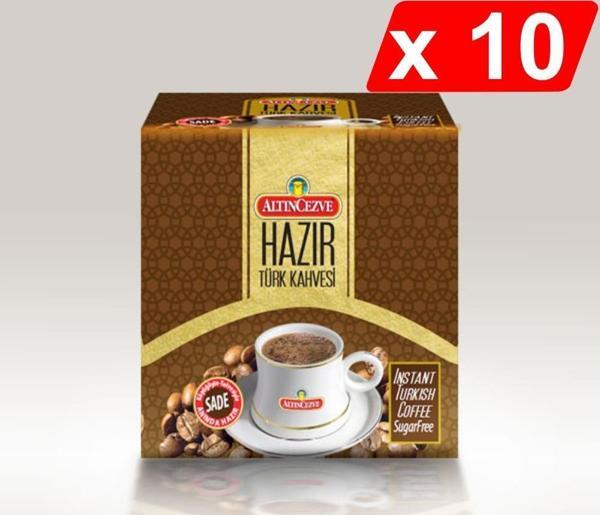 Altıncezve Hazır Türk Kahvesi Sade (20 Adet x 7 Gr) x 10 Paket - Image 1