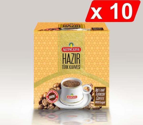 Altıncezve Hazır Türk Kahvesi Şekerli (20 Adet x 11 Gr) x 10 Paket - Image 1