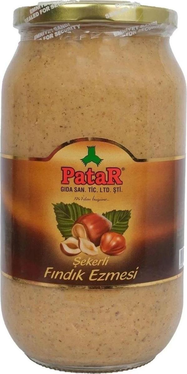 PATAR Çifte Kavrulmuş Fındık Ezmesi 1000 gr - Image 1