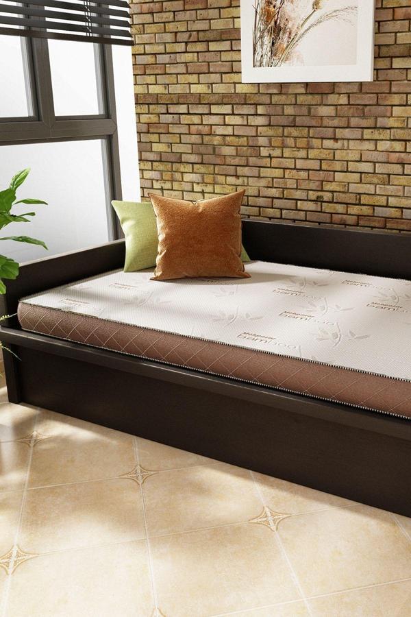 Mobpazar Sünger Yatak,bamboo Ortopedik Sünger Yatak,90x190 Cm, Yer Minderi,balkon Minderi - Image 1