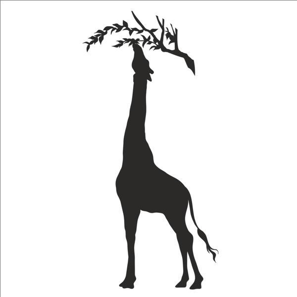 ZÜRAFA FOLYO STİCKER 60cm Uzunluk - Image 1