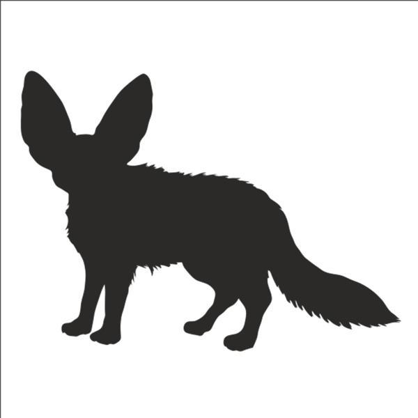 TİLKİ FOLYO STİCKER 50cm Uzunluk - Image 1