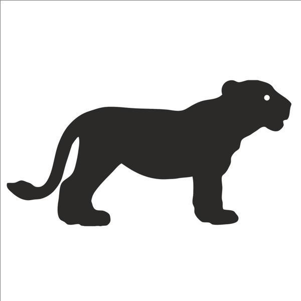 YAVRU KAPLAN  FOLYO STİCKER 90 cm uzunluk - Image 1