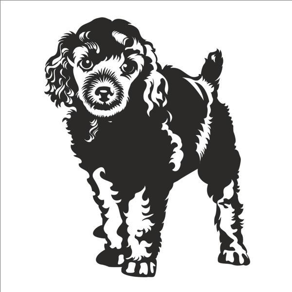 YAVRU KÖPEK FOLYO STİCKER 130cm Uzunluk - Image 1
