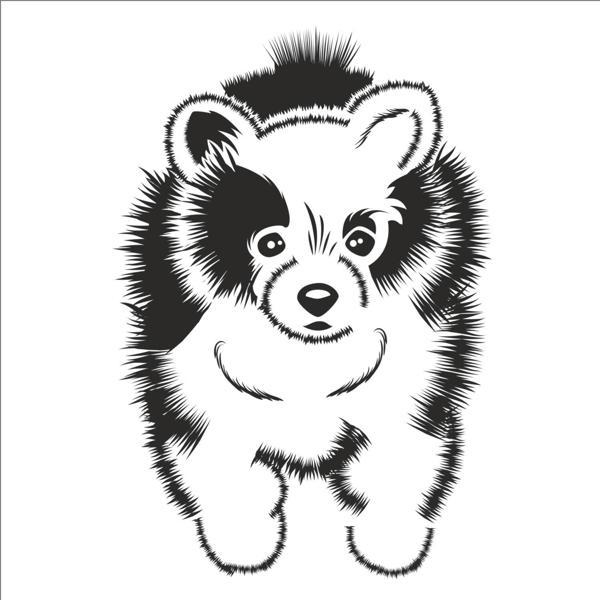 YAVRU KÖPEK FOLYO STİCKER 200cm Uzunluk - Image 1