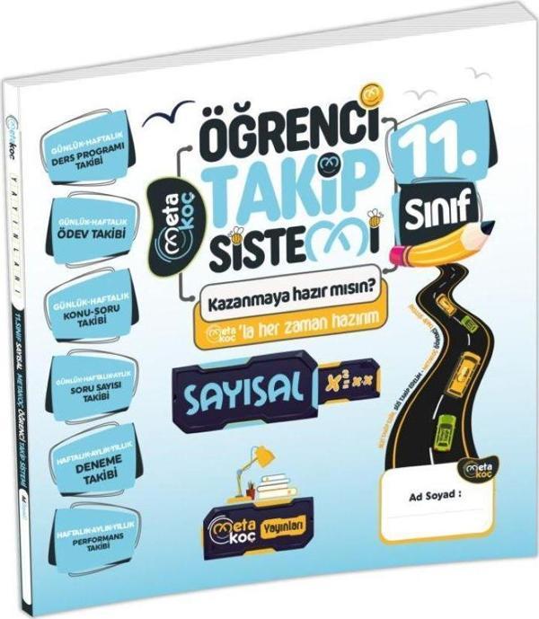 2025 11.Sınıf Sayısal MetaKoç Öğrenci Takip Sistemi (40 Haftalık, Detaylı, Konu Soru Video Takip) - Karakutu Yayınları - Image 1