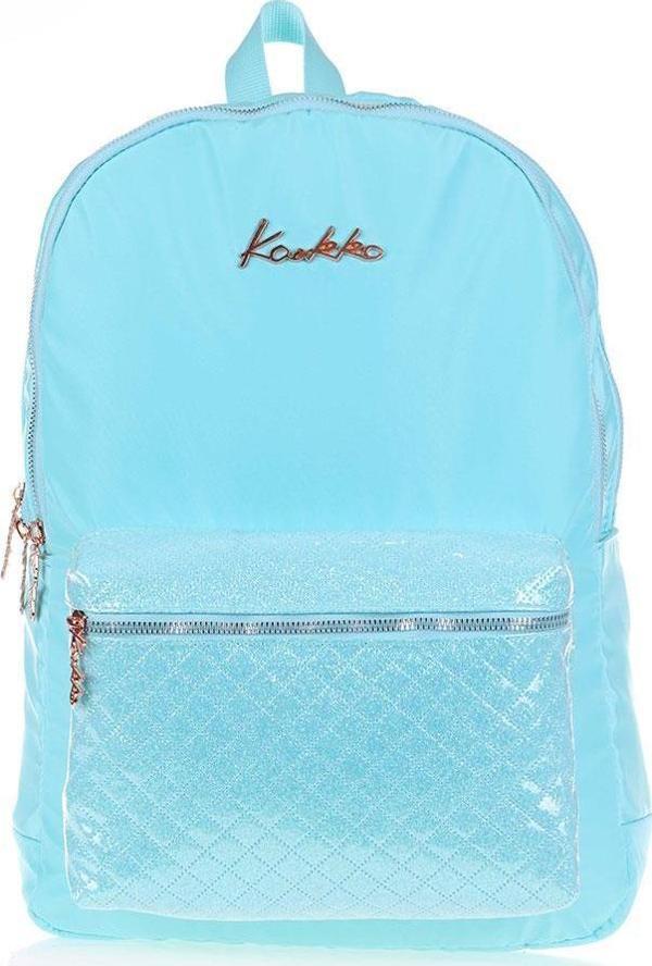 Kaukko Bright Sırt Çantası Turkuaz Kapitone K1515 - Image 1