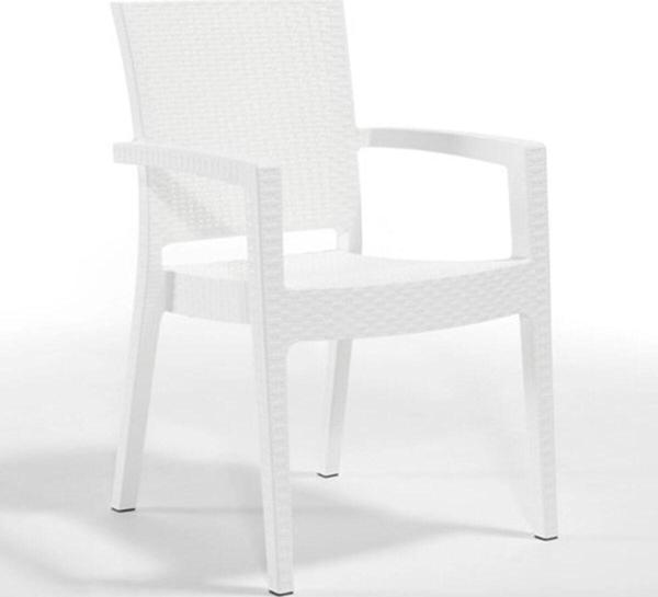 Fatih Novussi Rattan Paris Koltuk Beyaz - Image 1