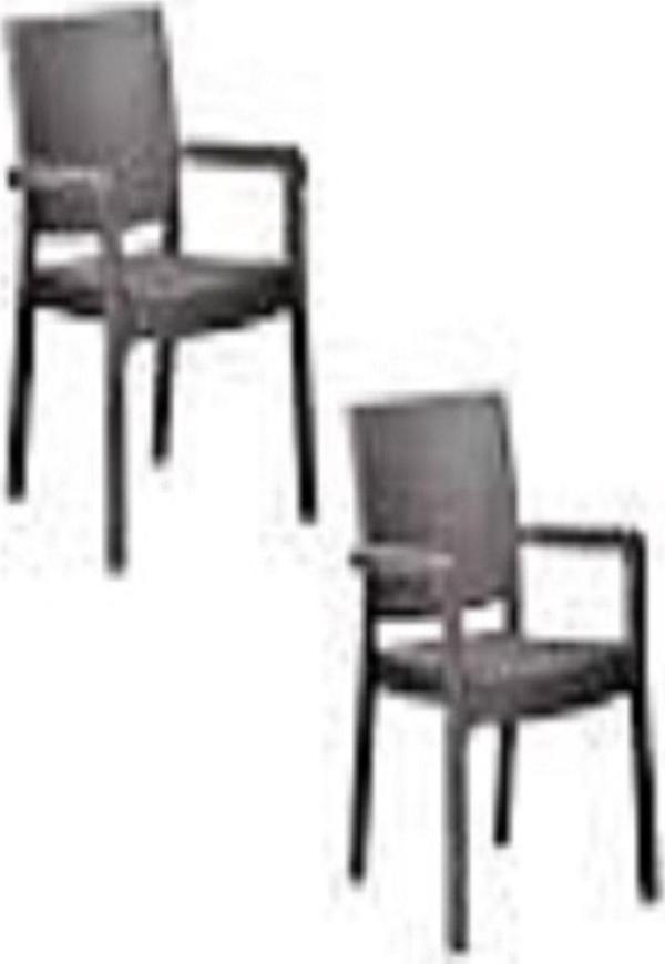 Holiday Troya Rattan Koltuk 2'Li Paket Kahverengi - Image 1