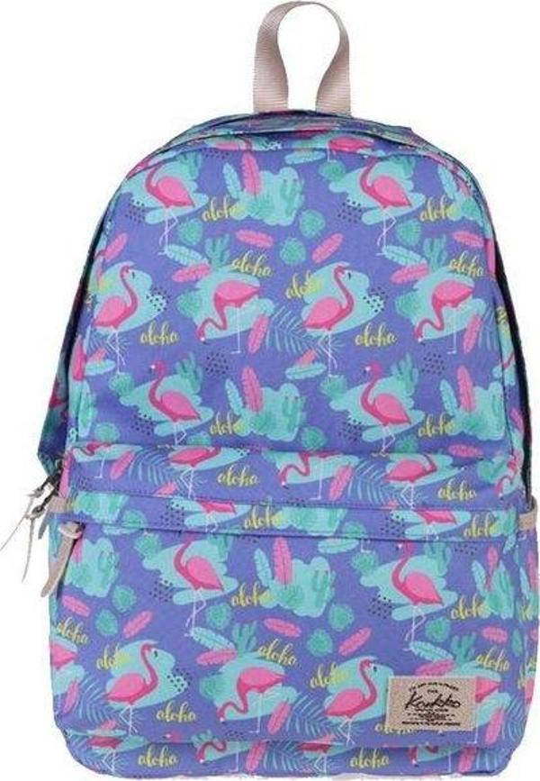 Kaukko Nature Okul Çantası Flamingo Aloha K1316 - Image 1