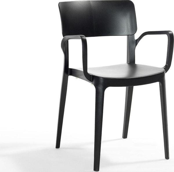 Novussi Panora 4Lü Koltuk Sandalye Seti Siyah - Image 1