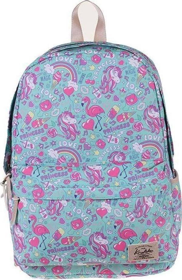 Kaukko Nature Okul Çantası Mint Unicorn K1312 - Image 1