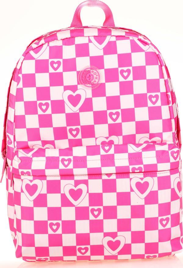 Kaukko Nature Soft Sırt Çantası Pembe Kalp K1714 - Image 1
