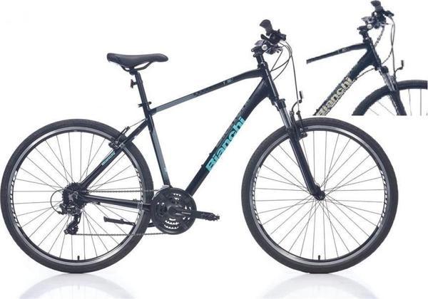 BIANCHI T0017FS ERKEK ŞEHİR BİSİKLETİ 510H V 28 JANT 24 VİTES BLACK BEİGE YS728 - Image 1