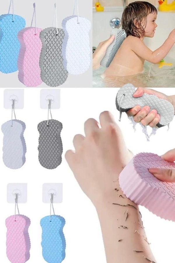 1 Adet Cilt Temizleyici Vucüt Kesesi Ultra Yumuşak Duş Süngeri Karikatür Çocuk Bebek Banyo Süngeri - Image 1