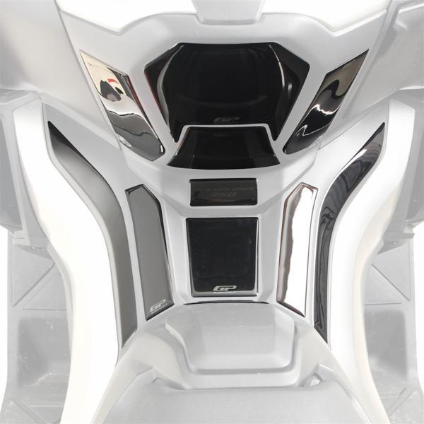 GP Kompozit Honda Forza 750 2021-2024 Uyumlu Tank Pad Seti Siyah - Image 1