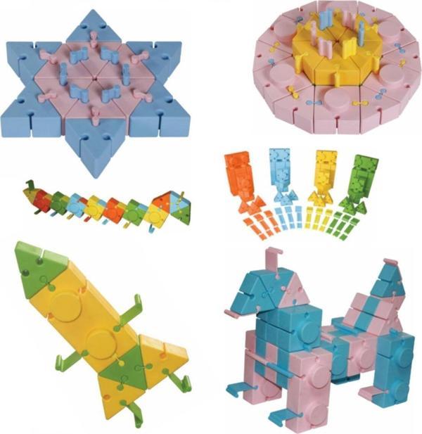 King Kids Arabalı Tuğla Blok 40 Parça - Image 1