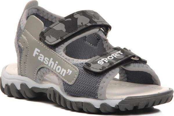 Ayakmod 24-410-P Gri Kamuflaj Erkek Çocuk Sandalet - Image 1