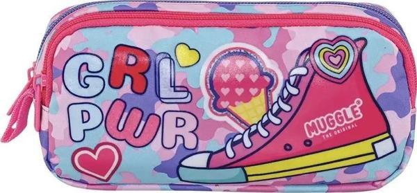 Muggle Kalem Çantası Girl Power Koleksiyonu 2 Bölmeli Kalemlik - Image 1