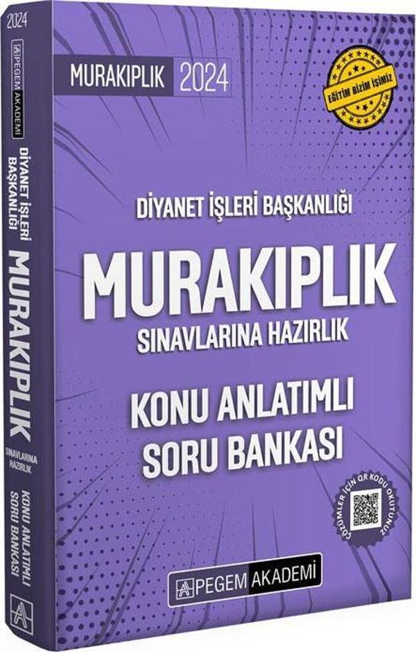 2024 Diyanet İşleri Başkanlığı Murakıplık Sınavlarına Hazırlık Konu Anlatımlı Soru Bankası - Pegem Akademi Yayıncılık - Image 1