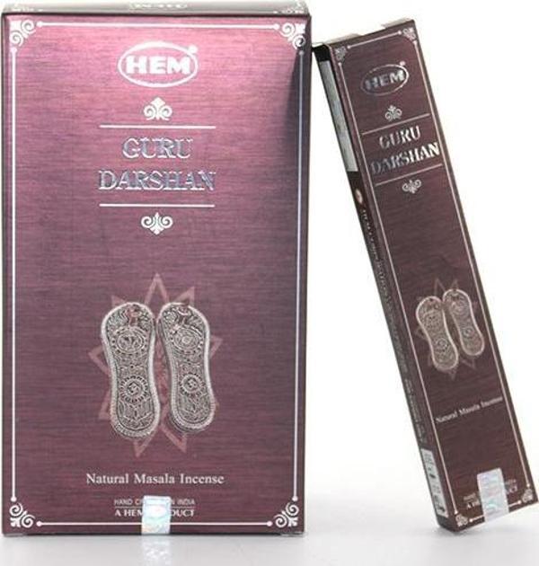 Hem Devotional Guru Darshan Masala Aromalı Çubuk Tütsü 15 Gr - Image 1