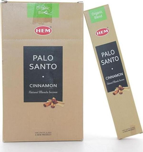 Hem Orgnaic Blend Series Palo Santo Cinnamon Masala Aromalı Çubuk Tütsü 15 Gr - Image 1