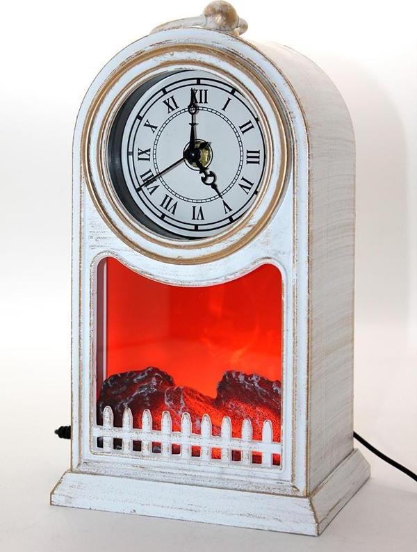 Led Işıklı Saatli Şömine Aalk2508 - Image 1