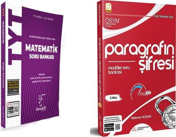 Karekök TYT Matematik ve Parağrafın Şifresi Modüler Soru Bankası 2 Kitap Set - Karekök Eğitim Yayınları - Image 1