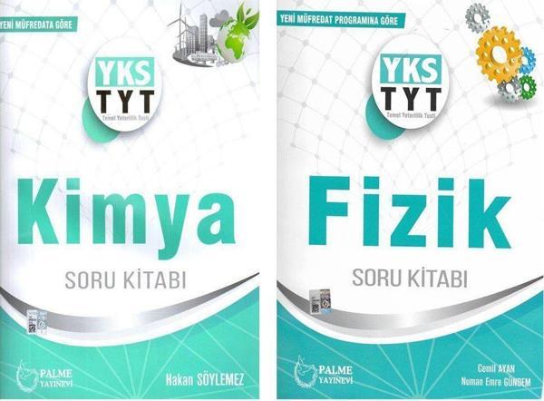 Palme TYT Fizik Kimya Soru Bankası Seti - Palme Yayınları - Image 1