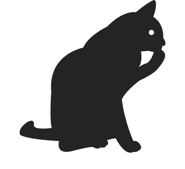 KEDİ FOLYO STİCKER 70cm Uzunluk - Image 1