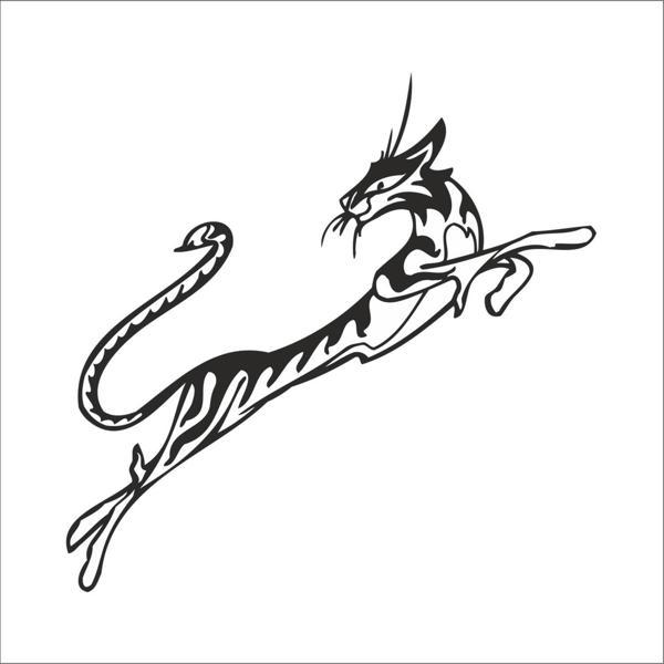 KEDİ FOLYO STİCKER 70cm Uzunluk - Image 1