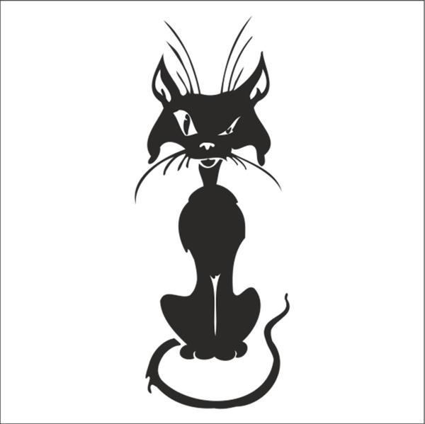 KEDİ FOLYO STİCKER 30cm Uzunluk - Image 1