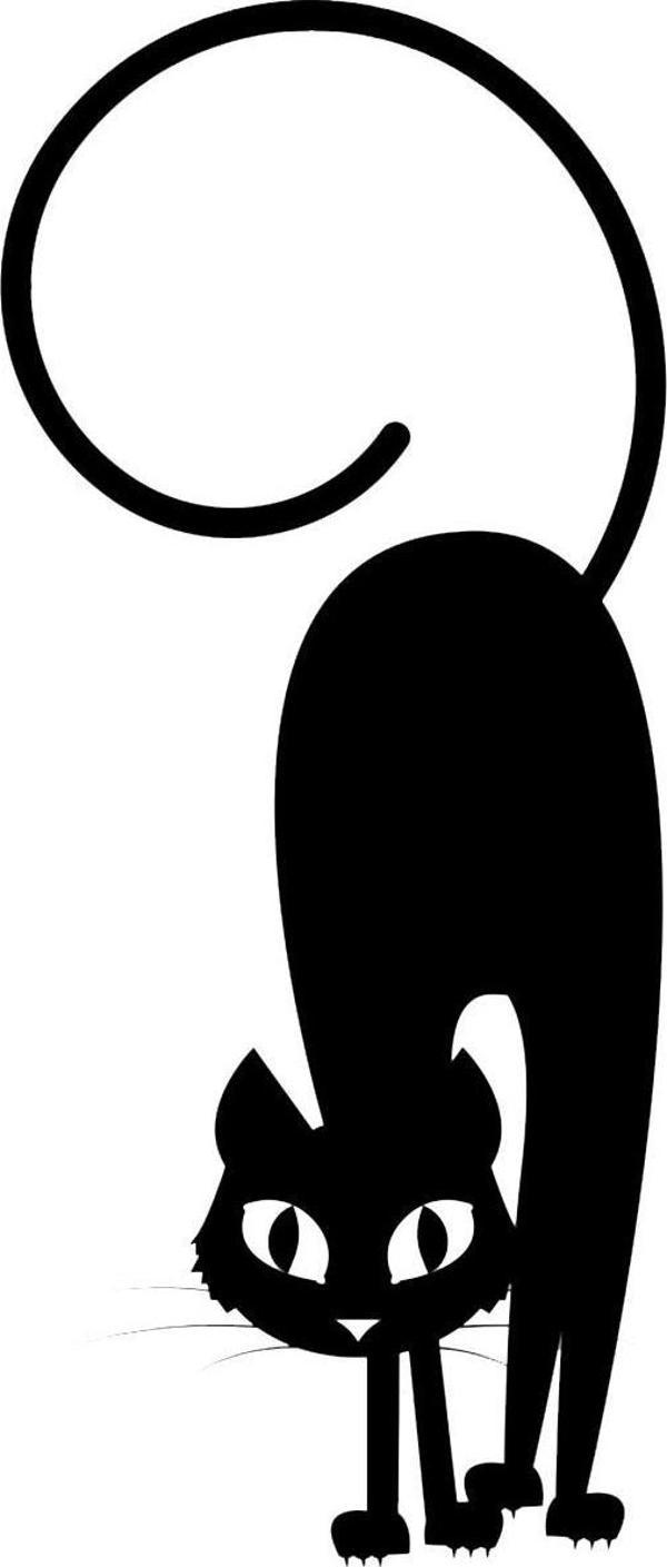 KEDİ FOLYO STİCKER 90 cm uzunluk - Image 1