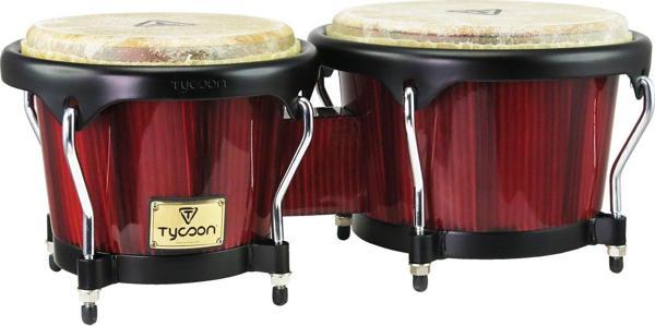 Tycoon 7''+8,5'' Artist Handpainted Red Bongo (TB80BHPR) - Image 1