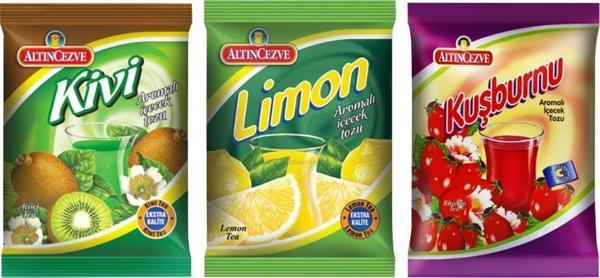 Altıncezve 3lü Paket Kivi Limon Kuşburnu 250 Gr İçecek Tozu - Image 1