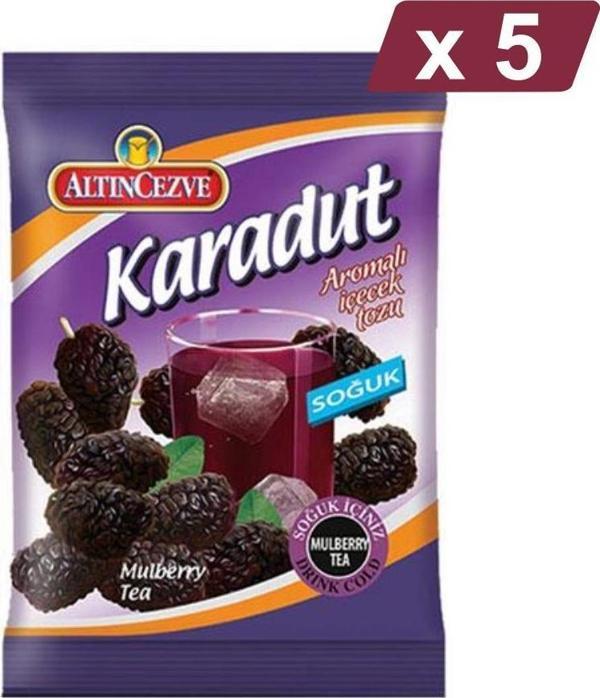 Altıncezve Karadut Toz İçecek Soğuk - 450 gr - 5Lİ PAKET - Image 1