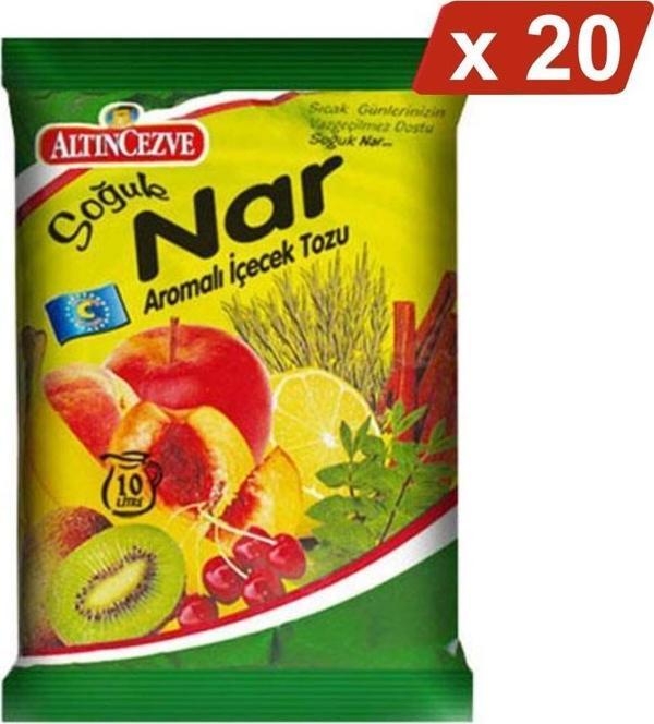 Altıncezve Nar Aromalı İçecek Tozu - Soğuk 450 G - 20Lİ PAKET - Image 1