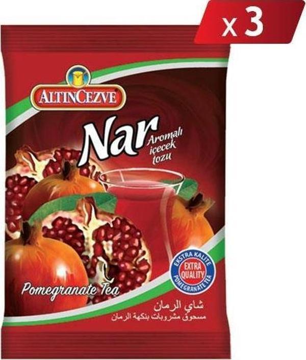 Altıncezve Nar Aromalı İçecek Tozu 250 Gr - 3LÜ PAKET - Image 1
