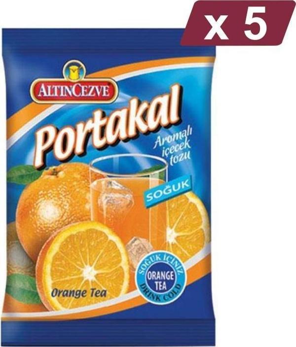 Altıncezve Portakal Aromalı İçecek Tozu - Soğuk 450 G - 5li PAKET - Image 1