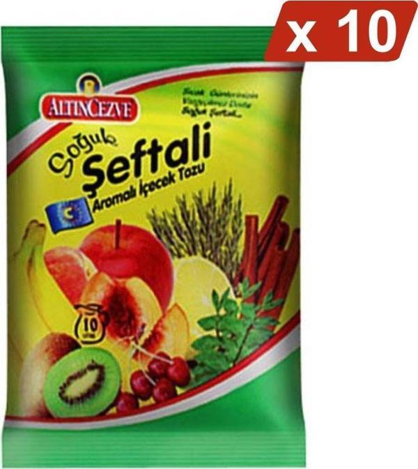 Altıncezve Şeftali Aromalı Toz İçecek 450 G - Soğuk - 10LU PAKET - Image 1