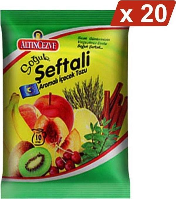 Altıncezve Şeftali Aromalı Toz İçecek 450 G - Soğuk - 20Lİ PAKET - Image 1