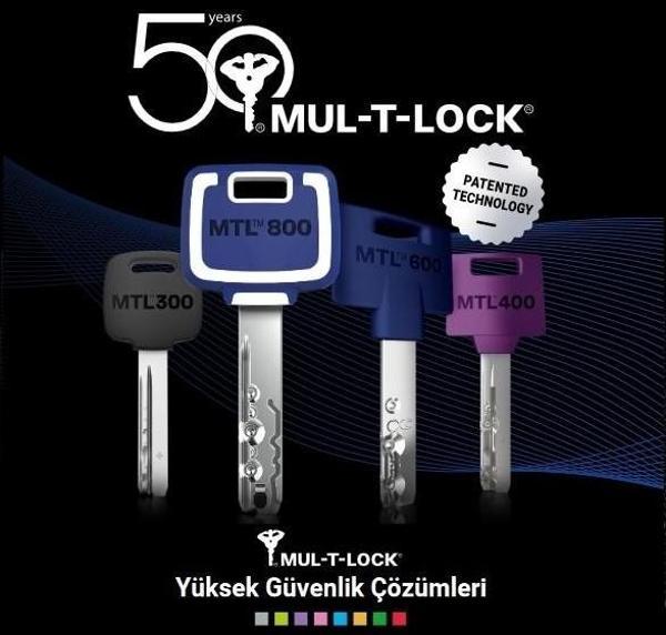 Mul-T-Lock Mtl 400 Tuzaklı Bilyalı Kapı Kilidi 69 mm - Image 1