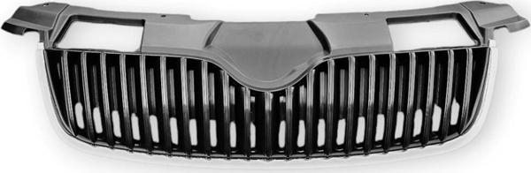 Skoda Fabia 2 2007-2010 Ön Panjur Izgarası Krom Alt Çıtalı 5J0853668 - Image 1