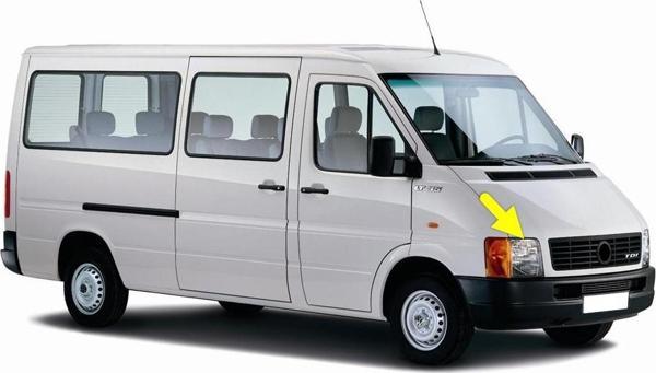 VW LT35 Volt 1997-2007 Sağ Ön Far Lambası 2D1941016 - Image 1