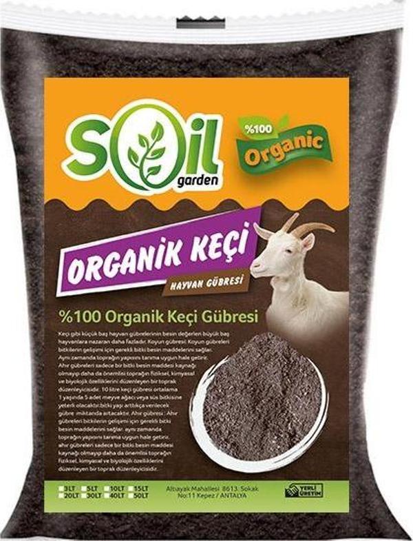 Soil Garden keçi gübresi Çiçek Ve Bitkileriniz İçin 50 Lt - Image 1
